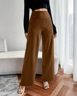 G4Free - Wide Leg Pants Woman Yoga Pants with Pockets Tall -PM23D152AA-S