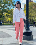G4Free - Wide Leg Pants Woman Yoga Pants with Pockets Tall -PM23D152AA-S