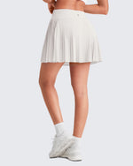 G4Free - Wrapped  Front Pleated Tennis A Line Skirts -GF25H410CA-S