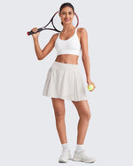 G4Free - Wrapped  Front Pleated Tennis A Line Skirts -GF25H410CA-S