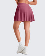 G4Free - Wrapped  Front Pleated Tennis A Line Skirts -GF25H410CA-S