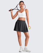 G4Free - Wrapped  Front Pleated Tennis A Line Skirts -GF25H410CA-S