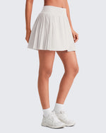 G4Free - Wrapped  Front Pleated Tennis A Line Skirts -GF25H410DA-S