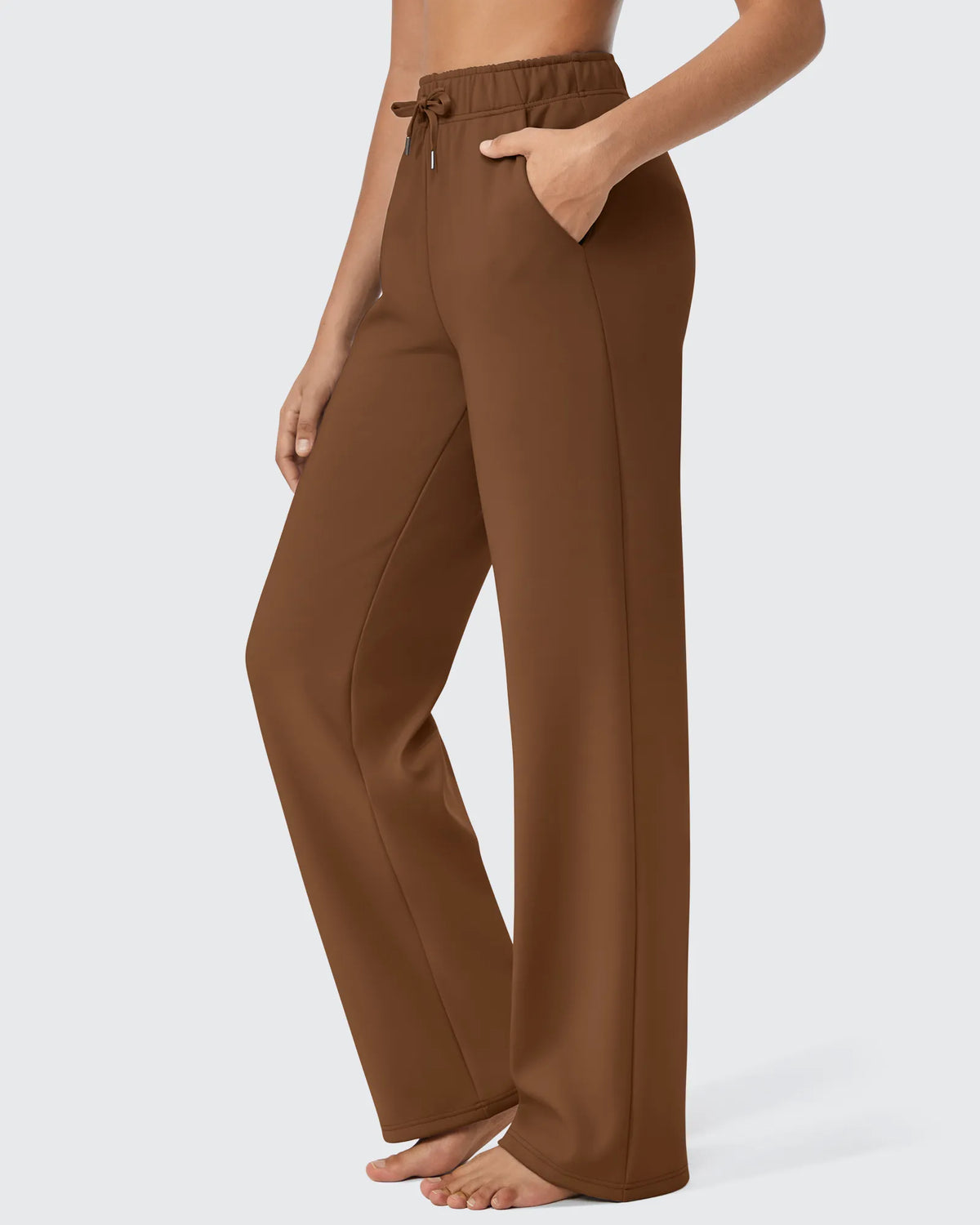 EverGoing Loose Fleece Lined Drawstring Casual Pants - G4Free