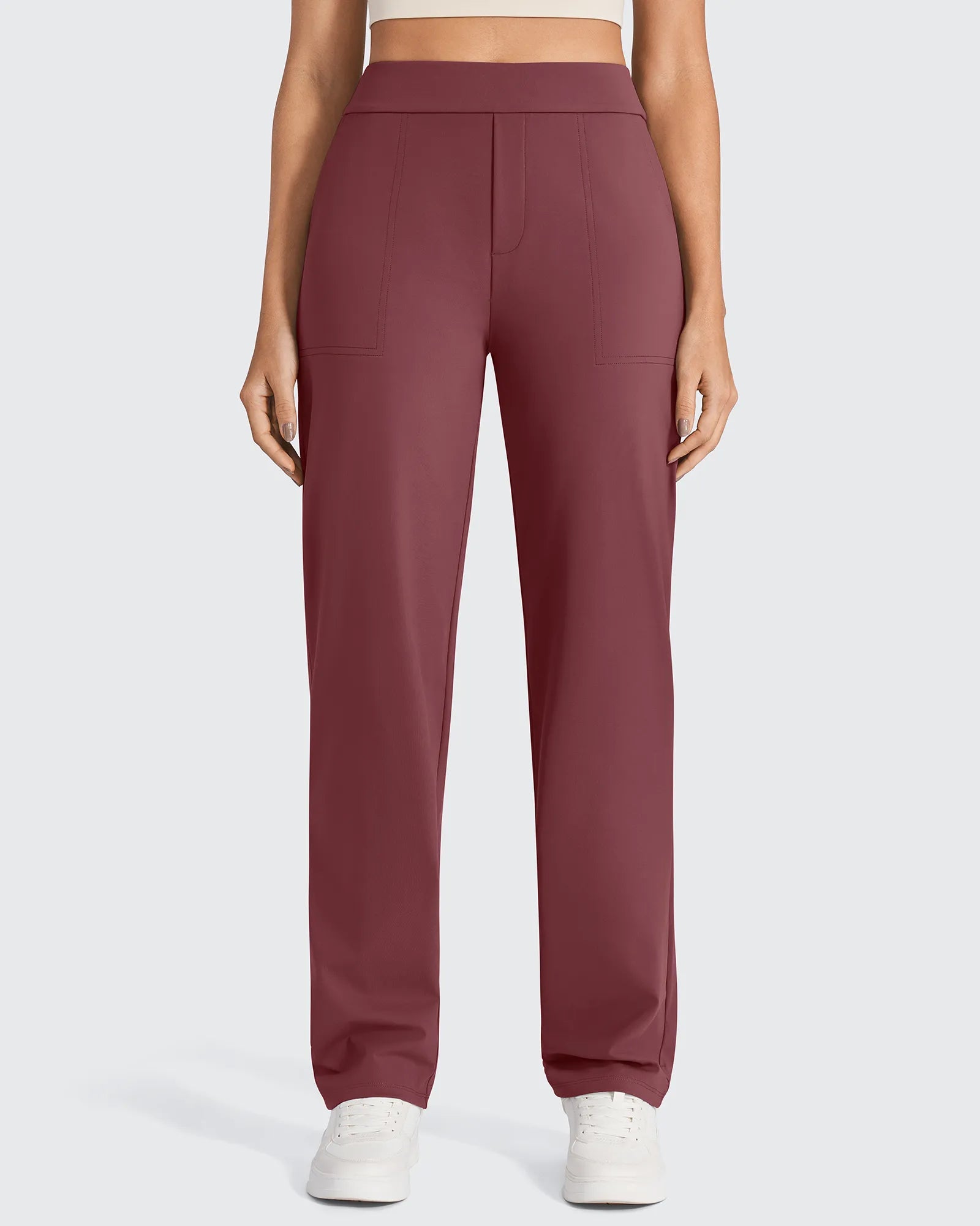 ShiftReady High-Waist Straight Dress Pants - G4Free