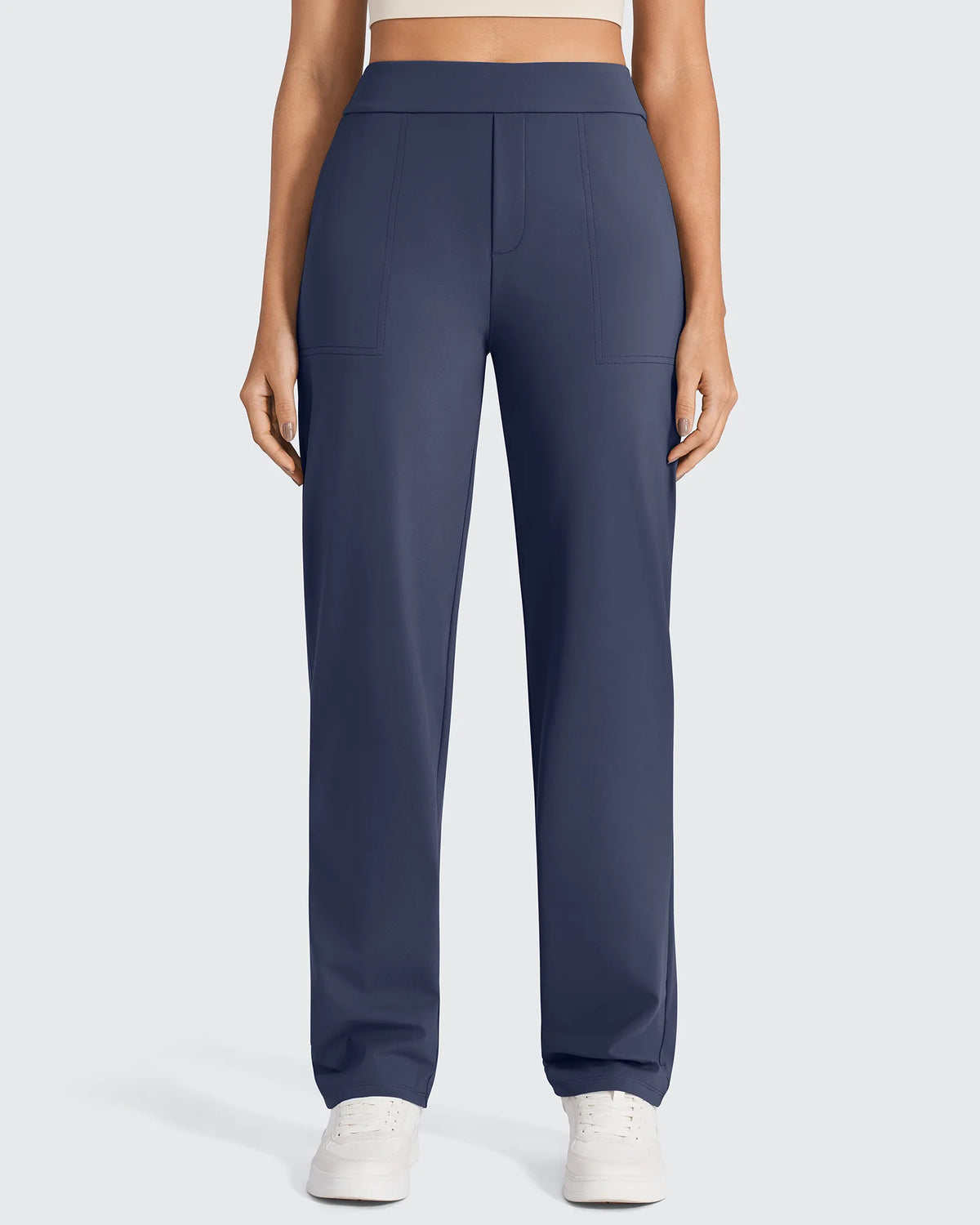 ShiftReady High-Waist Straight Dress Pants - G4Free