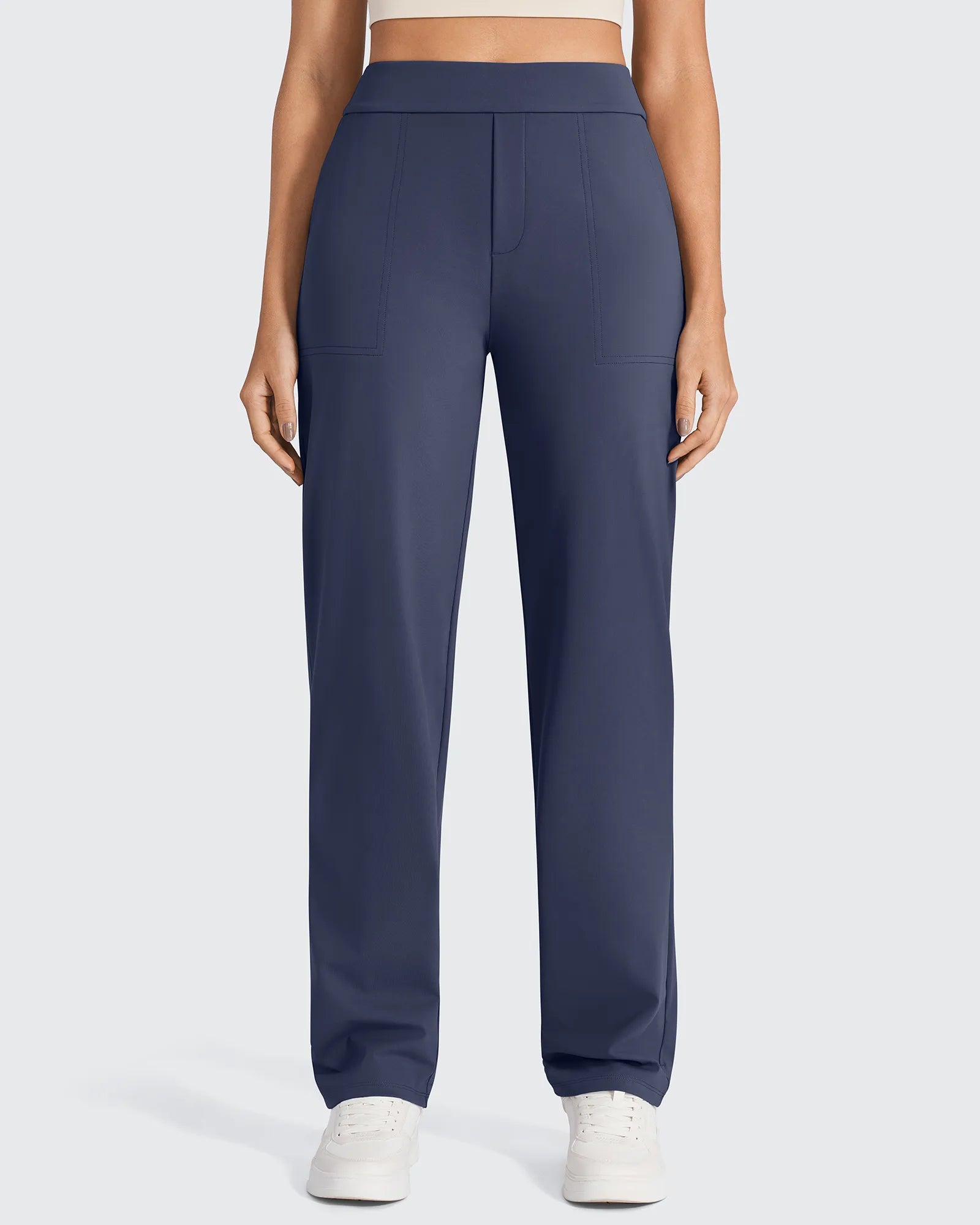 ShiftReady High-Waist Straight Dress Pants - G4Free
