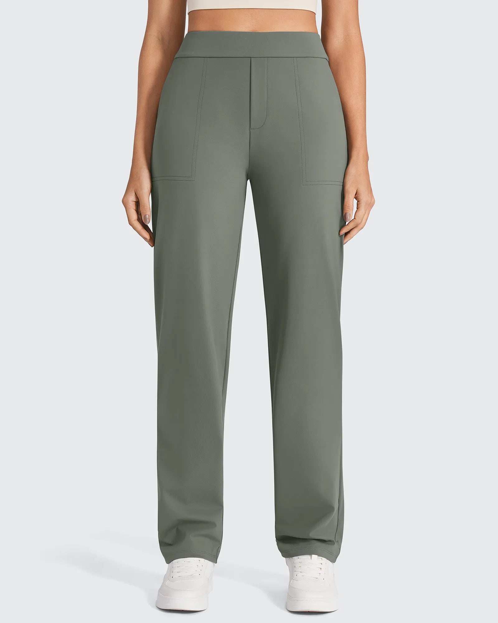 ShiftReady High-Waist Straight Dress Pants - G4Free