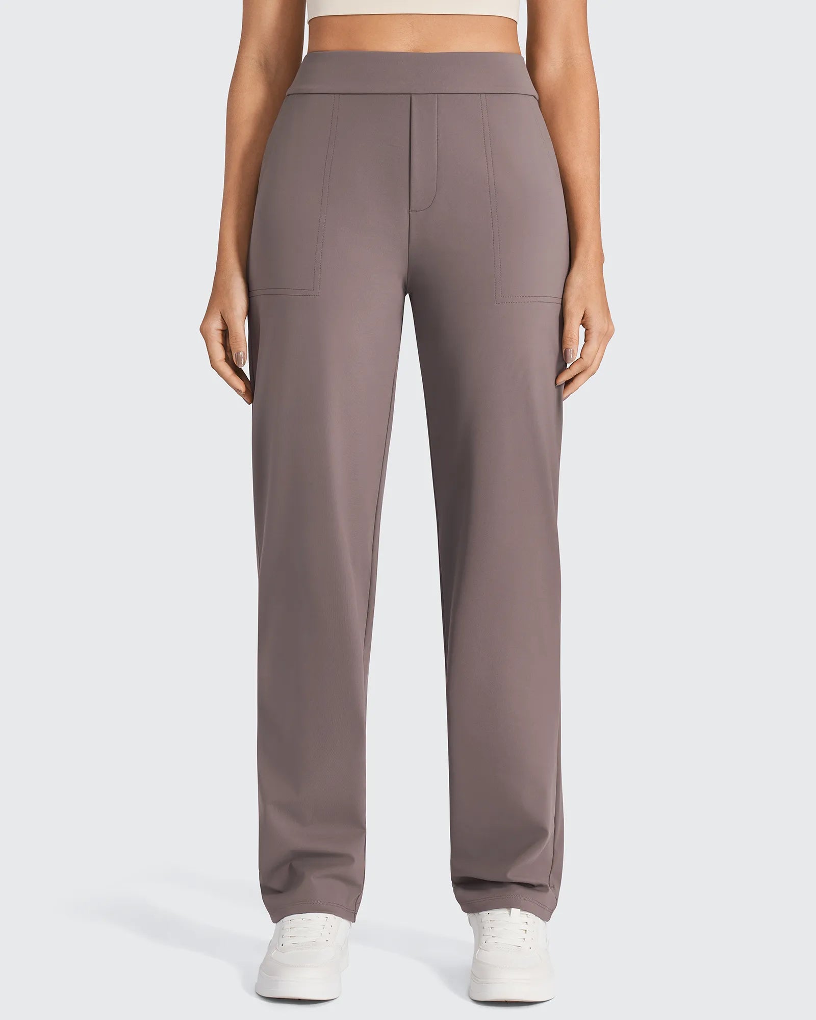 ShiftReady High-Waist Straight Dress Pants - G4Free