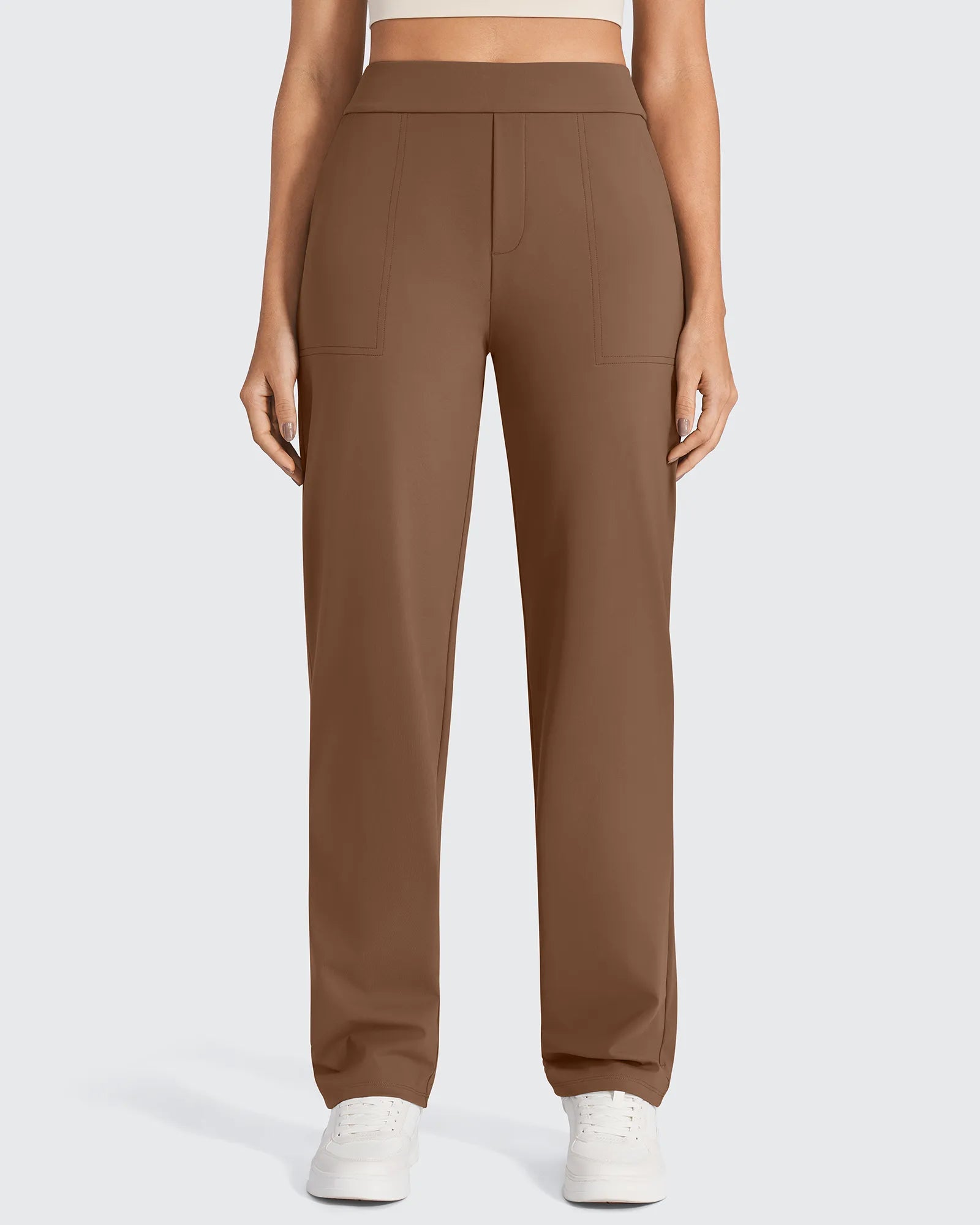 ShiftReady High-Waist Straight Dress Pants - G4Free