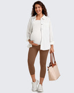 BareFeel Pregnancy Capri Leggings 21'' - G4Free