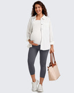 BareFeel Pregnancy Capri Leggings 21'' - G4Free