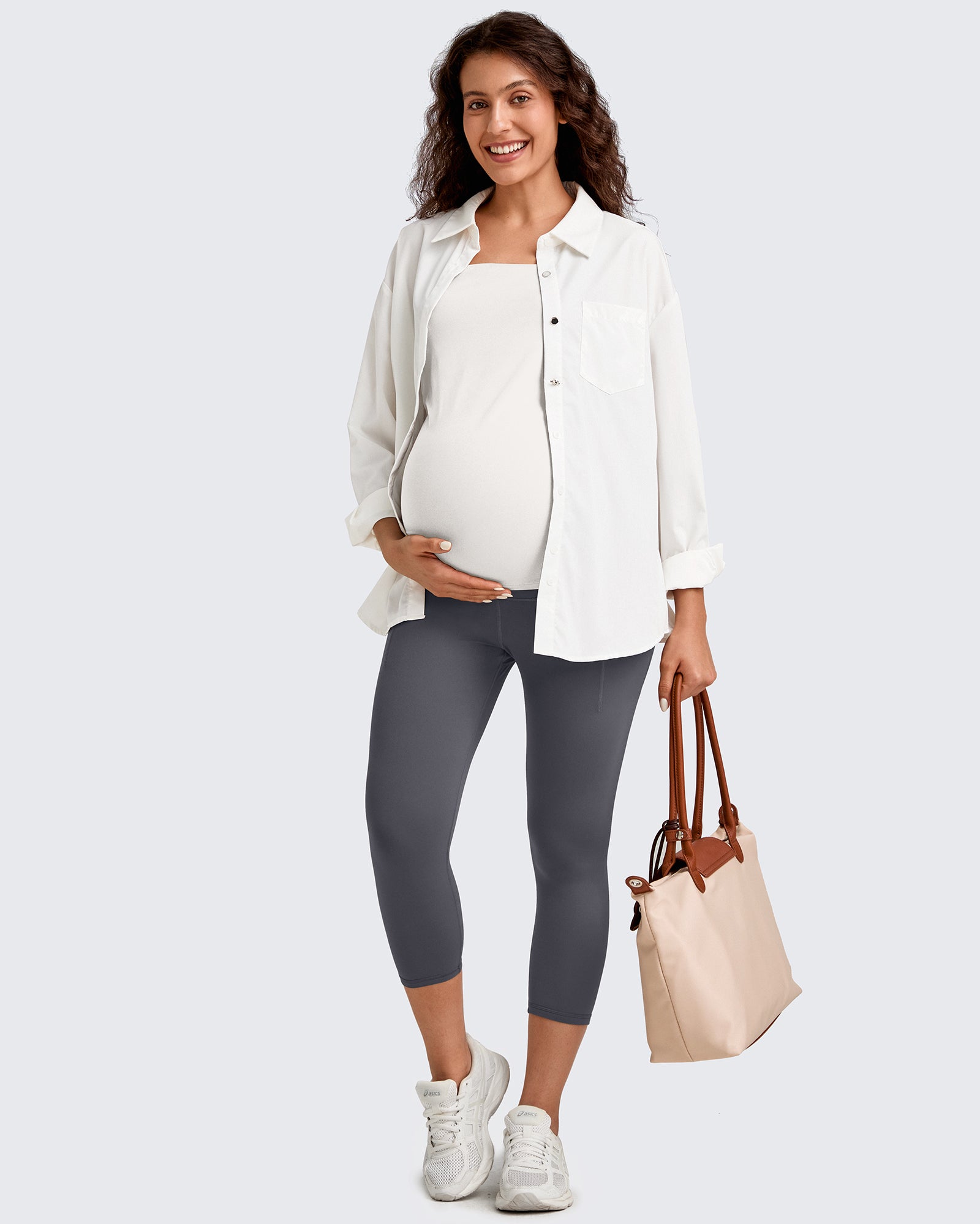 BareFeel Pregnancy Capri Leggings 21'' - G4Free