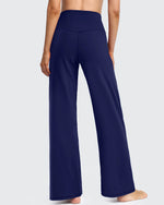 Wide Leg Pants Woman Yoga Pants with Pockets Petite - G4Free