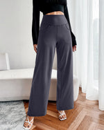 Wide Leg Pants Woman Yoga Pants with Pockets Petite - G4Free