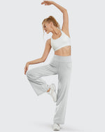 Wide Leg Pants Woman Yoga Pants with Pockets Petite - G4Free