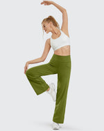 Wide Leg Pants Woman Yoga Pants with Pockets Petite - G4Free