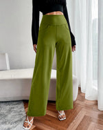 Wide Leg Pants Woman Yoga Pants with Pockets Petite - G4Free