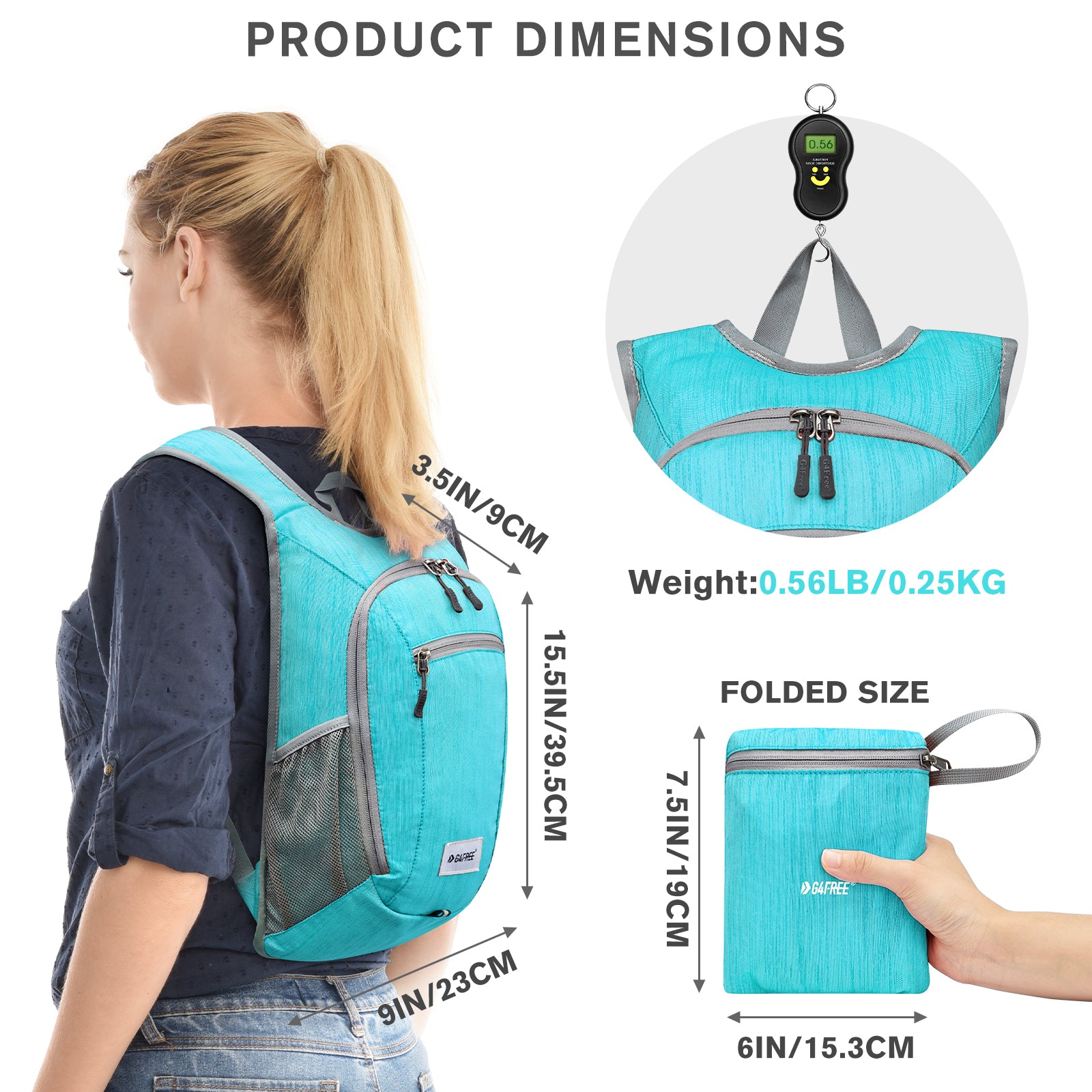 G4Free 10L/15L Lightweight Hiking Backpack - G4Free