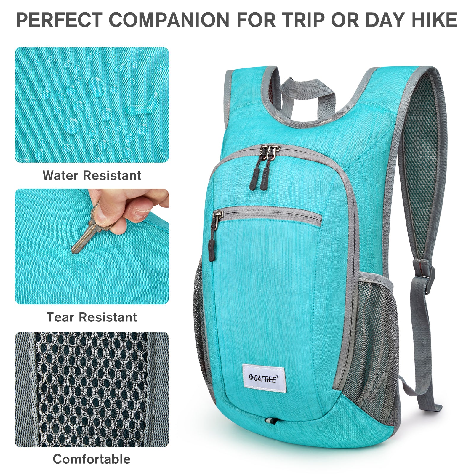 G4Free 10L/15L Lightweight Hiking Backpack - G4Free