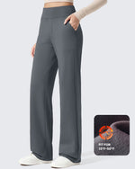 EverGoing Fleece Lined High-Waisted Dressy Pants - G4Free