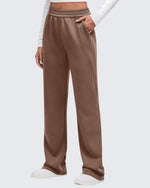 Smoofit Elastic-Waist Wide Leg Sweatpants Petite - G4Free