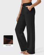 EverGoing Loose Fleece Lined Drawstring Casual Pants Regular