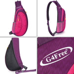 G4Free G4Free Sling Bags Men Shoulder Backpack Small Cross Body Chest Sling Backpack