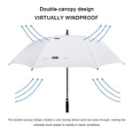 G4Free G4Free Automatic Open Golf Umbrella Double Canopy Vented Stick Umbrellas