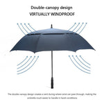 G4Free G4Free Automatic Open Golf Umbrella Double Canopy Vented Stick Umbrellas
