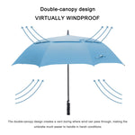 G4Free G4Free Automatic Open Golf Umbrella Double Canopy Vented Stick Umbrellas