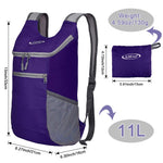 G4Free G4Free 11L Lightweight Hiking Backpack for Men And Women