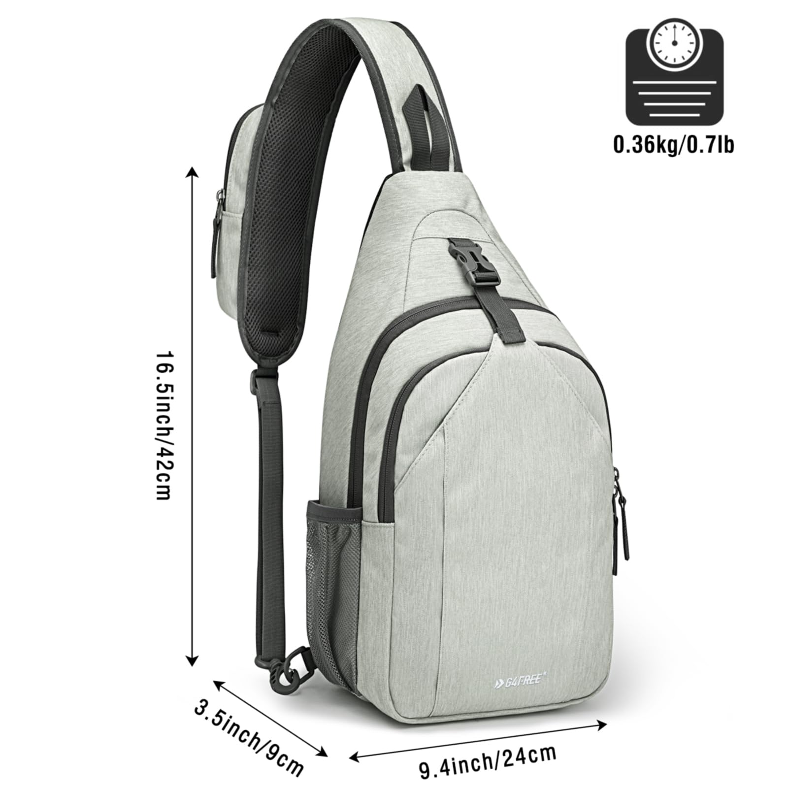 G4Free G4Free RFID Blocking Sling Bag
