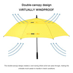G4Free G4Free Automatic Open Golf Umbrella Double Canopy Vented Stick Umbrellas