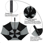 G4Free G4Free Automatic Open Golf Umbrella Double Canopy Vented Stick Umbrellas