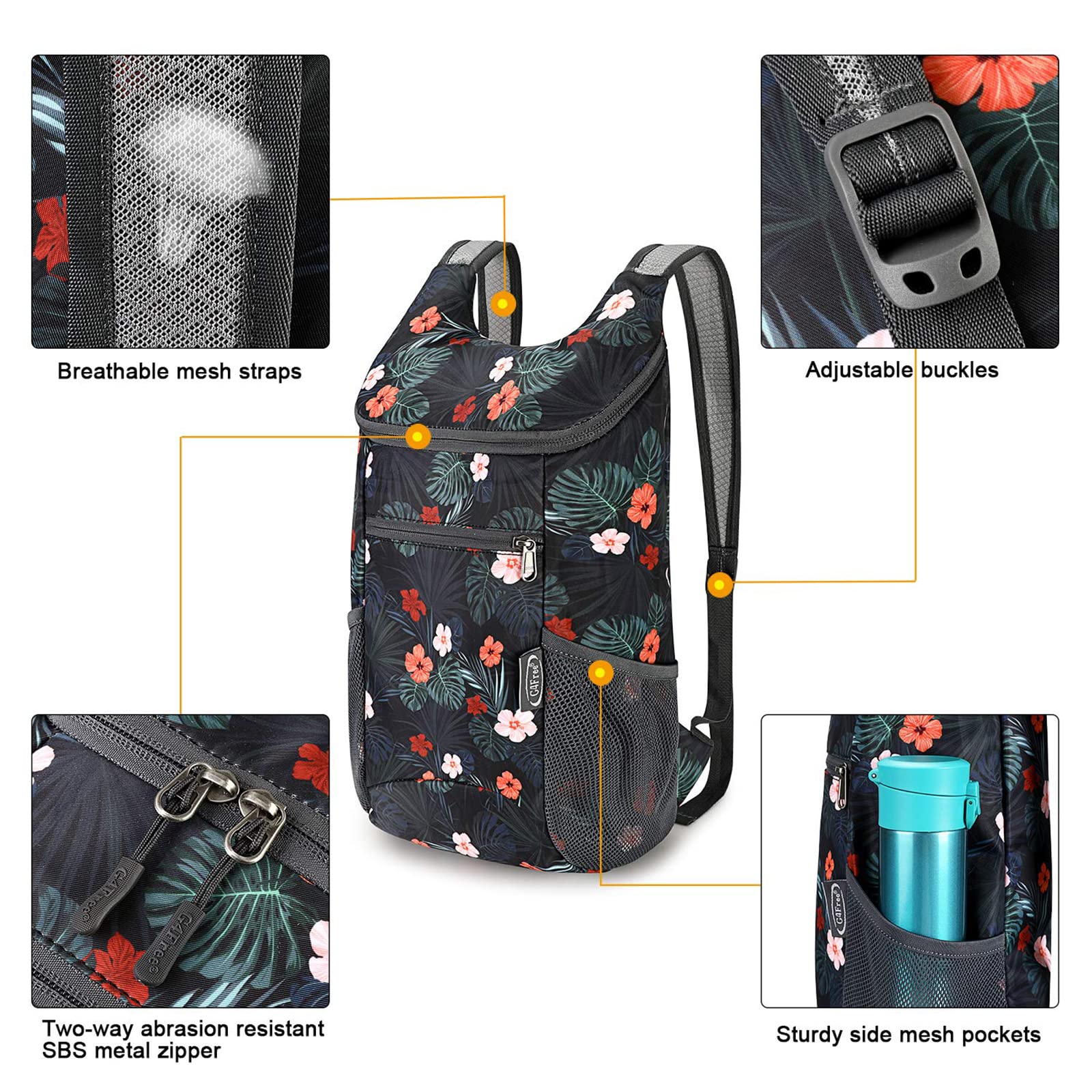 G4Free G4Free 11L Lightweight Hiking Backpack for Men And Women