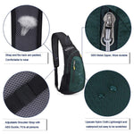 G4Free G4Free Sling Bags Men Shoulder Backpack Small Cross Body Chest Sling Backpack