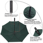 G4Free G4Free Automatic Open Golf Umbrella Double Canopy Vented Stick Umbrellas