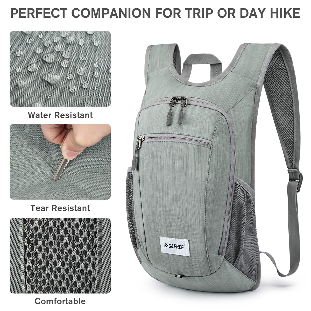 G4Free G4Free 10L/15L Lightweight Hiking Backpack