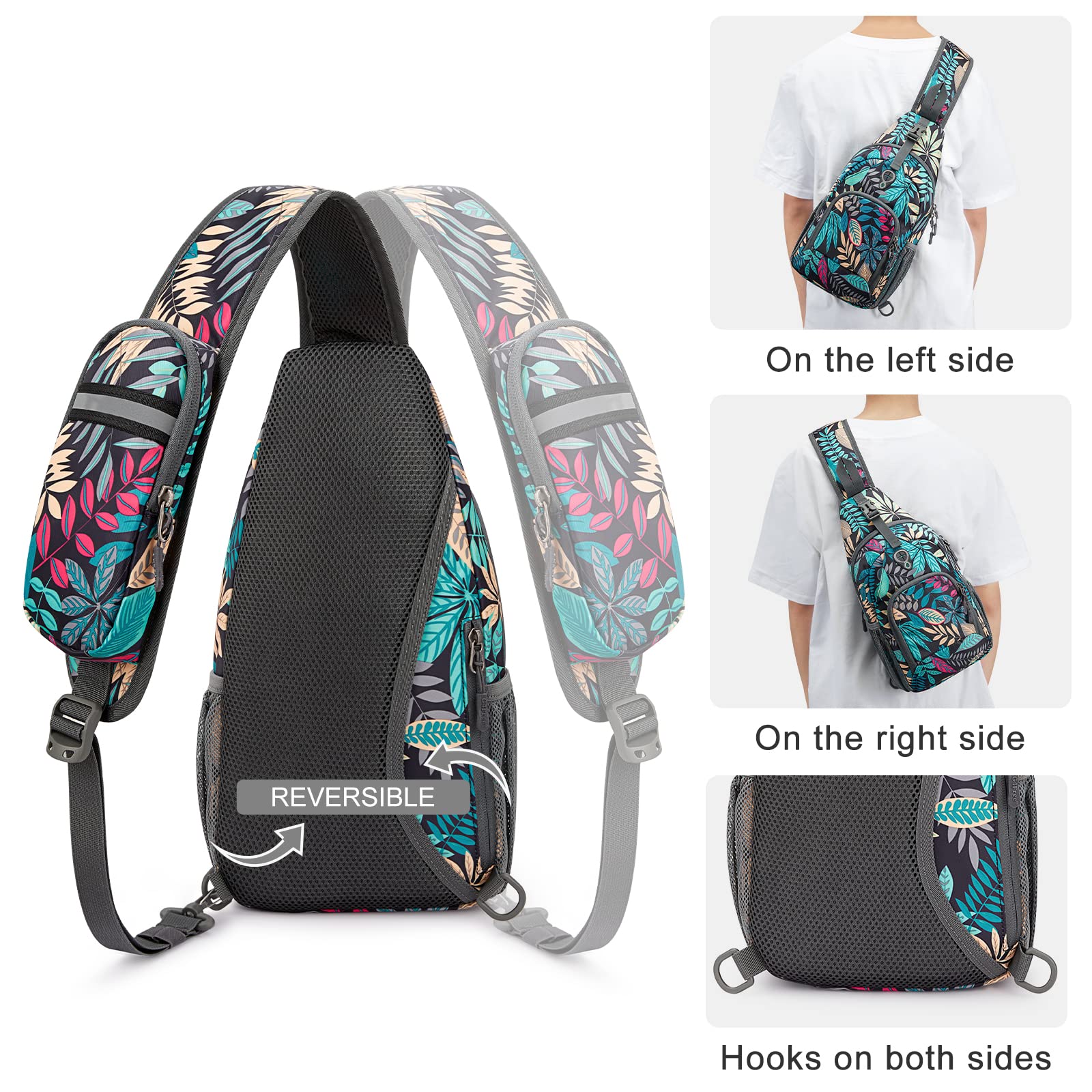 G4Free G4Free Sling Bags Men Shoulder Backpack Small Cross Body Chest Sling Backpack