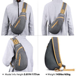 G4Free G4Free Sling Bags Men Shoulder Backpack Small Cross Body Chest Sling Backpack