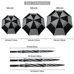 G4Free G4Free Automatic Open Golf Umbrella Double Canopy Vented Stick Umbrellas