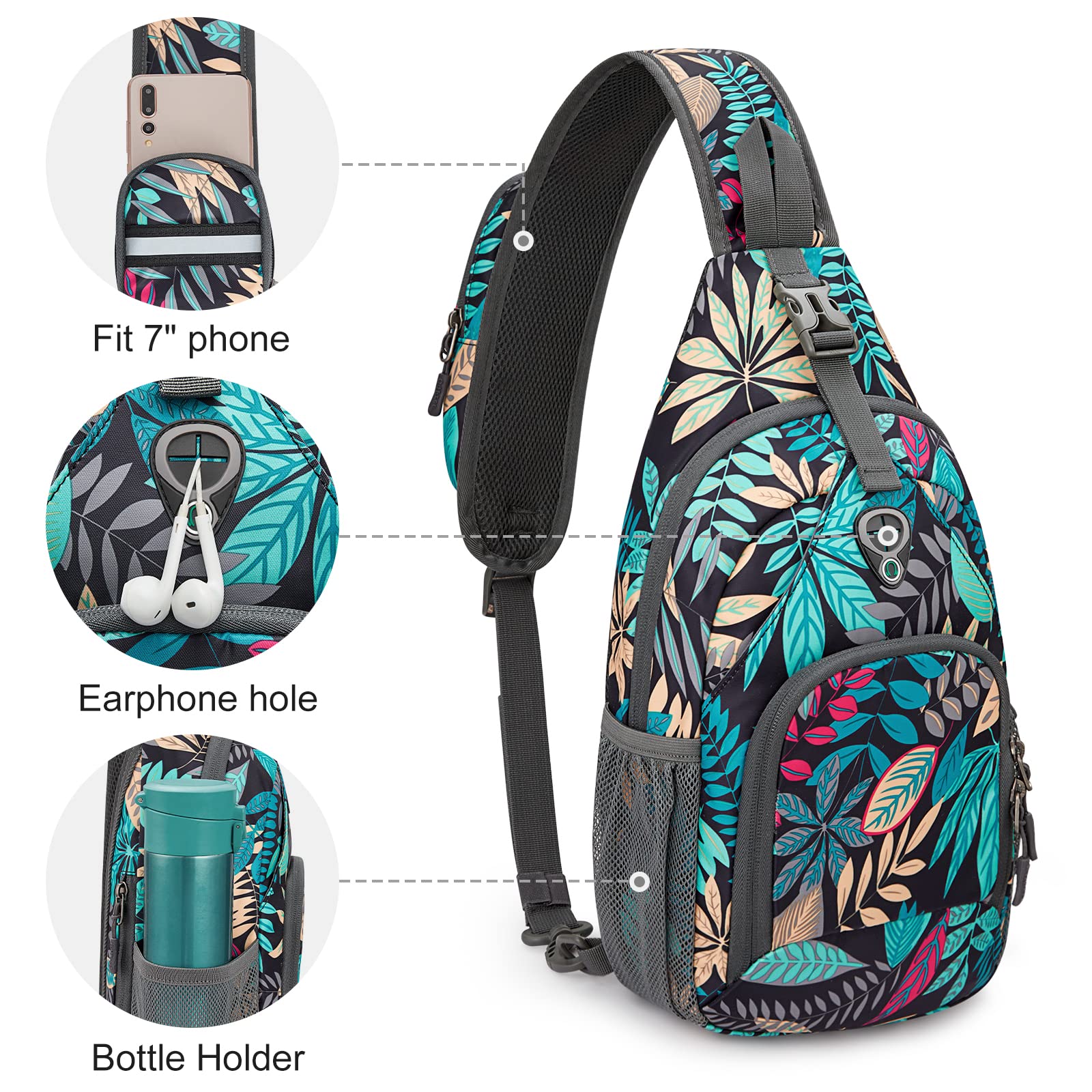 G4Free G4Free Sling Bags Men Shoulder Backpack Small Cross Body Chest Sling Backpack