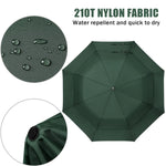G4Free G4Free 62 Inch Portable Automatic Open Oversize Vented Double Canopy Umbrellas