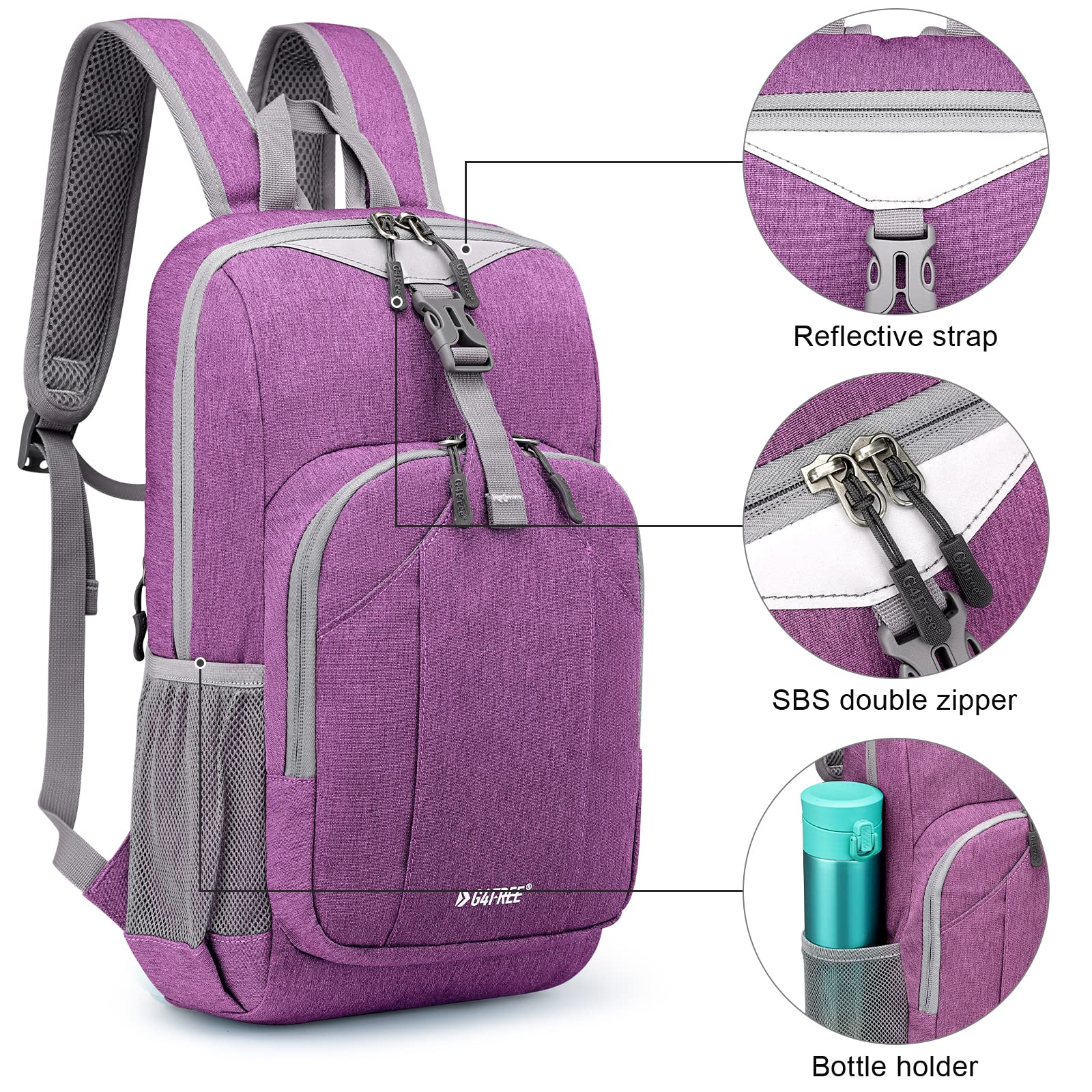 G4Free G4Free Mini 10L Hiking Cycling Compact Shoulder Backpack