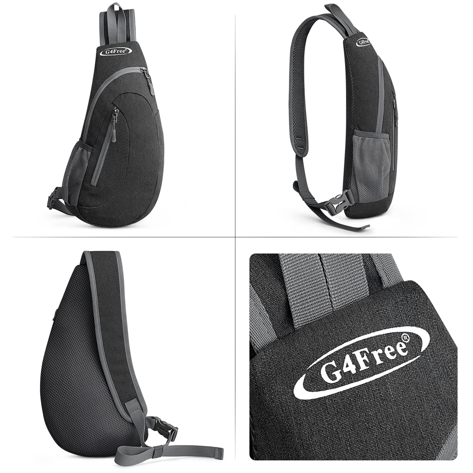 G4Free G4Free Sling Bags Men Shoulder Backpack Small Cross Body Chest Sling Backpack
