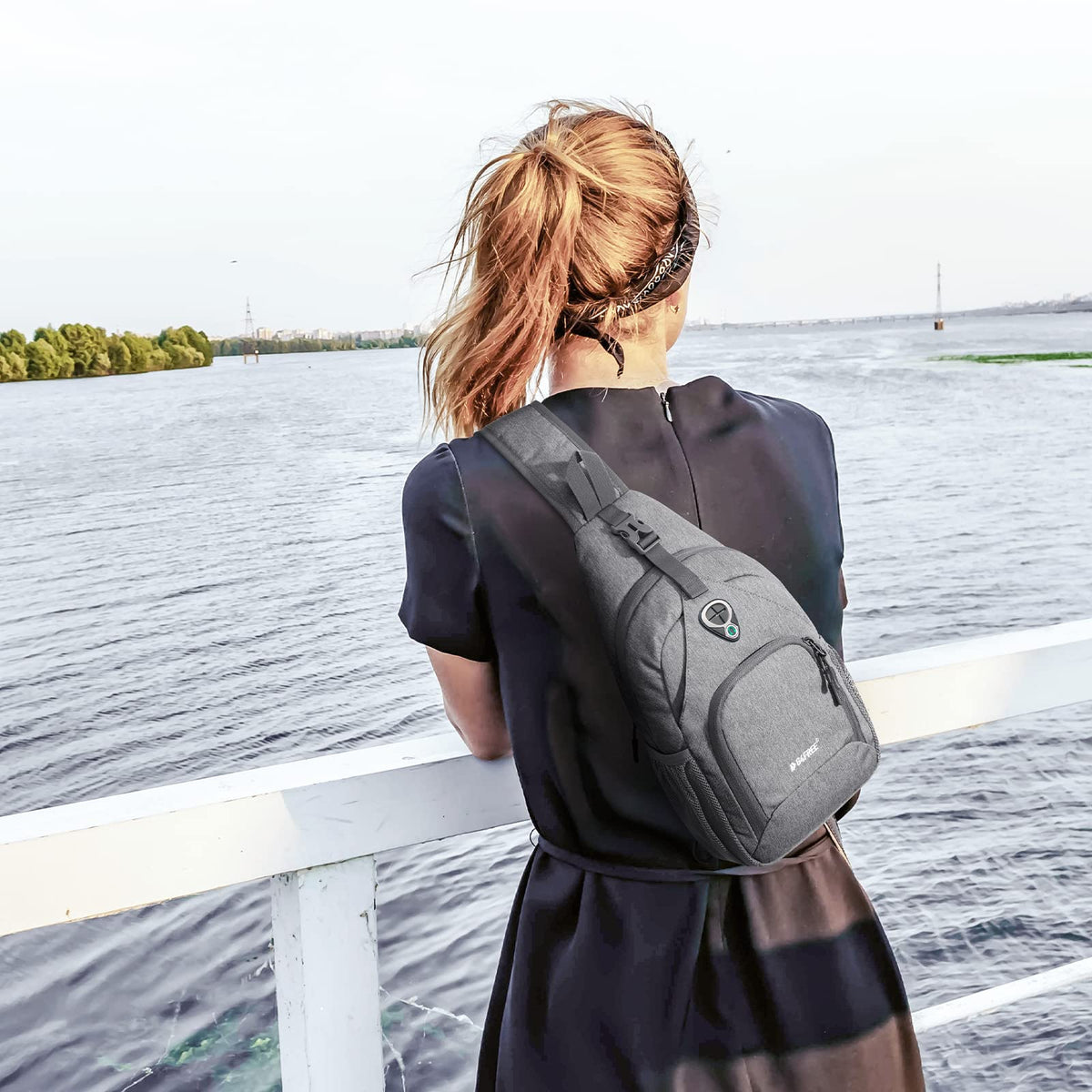 G4Free G4Free RFID Sling Bag for Hiking Outdoor
