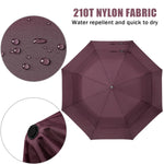 G4Free G4Free 62 Inch Portable Automatic Open Oversize Vented Double Canopy Umbrellas