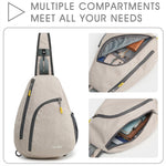 G4Free G4Free RFID Sling Bag Crossbody Backpack