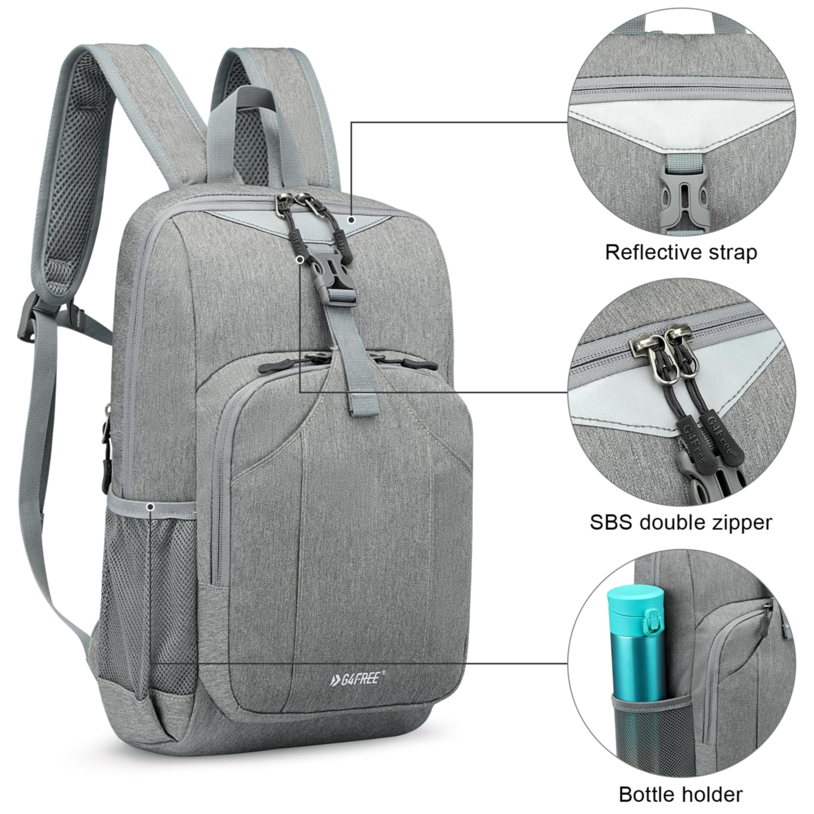G4Free G4Free Mini 10L Hiking Cycling Compact Shoulder Backpack